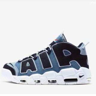 ナイキ(NIKE)のNIKE MORE UPTEMPO DENIM モアテン デニム (スニーカー)