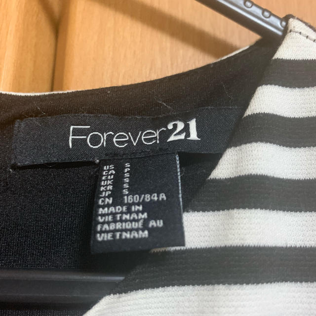 FOREVER 21(フォーエバートゥエンティーワン)のForever21 ボーダーマリンワンピース レディースのワンピース(ミニワンピース)の商品写真