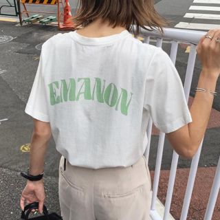 マウジー(moussy)のMOUSSY 今季 ロゴTシャツ EMANON 新品(Tシャツ(半袖/袖なし))