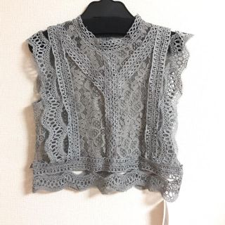 フィフス(fifth)の新品タグ付き♡fifth レーストップス♡(カットソー(半袖/袖なし))