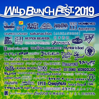 WILD BUNCH FEST2019 24日 2日目 1日券(音楽フェス)