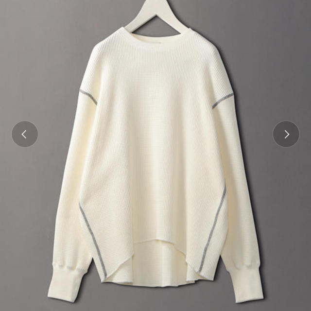 BEAUTY&YOUTH UNITED ARROWS(ビューティアンドユースユナイテッドアローズ)の6(ROKU)＞THERMAL COLOR STITCH LONG SLEEVE レディースのトップス(カットソー(長袖/七分))の商品写真