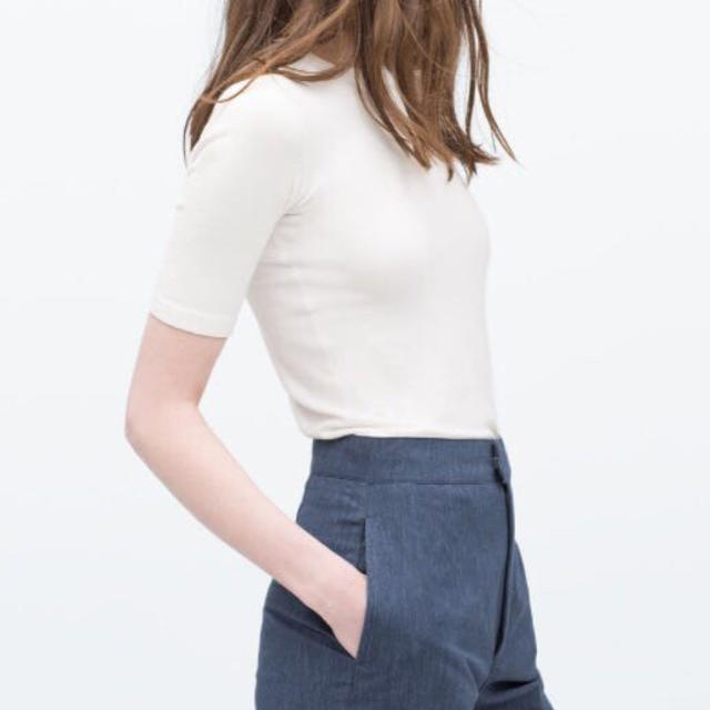 ZARA(ザラ)の半袖ニット / ZARA レディースのトップス(Tシャツ(半袖/袖なし))の商品写真