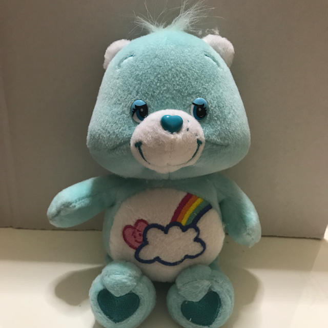 CareBears(ケアベア)のケアベア ぬいぐるみ 水色 ブルー エンタメ/ホビーのおもちゃ/ぬいぐるみ(ぬいぐるみ)の商品写真