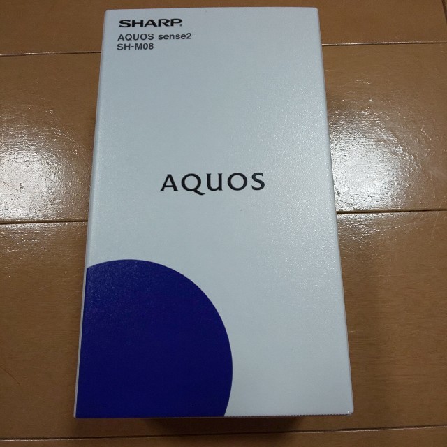 【新品】SHARP AQUOS sense2 SH-M08 ホワイトシルバー