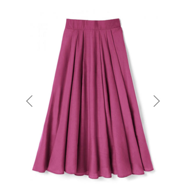 GRL(グレイル)のNEW♡コットン タック ロング フレアスカート プラム♡ レディースのスカート(ロングスカート)の商品写真