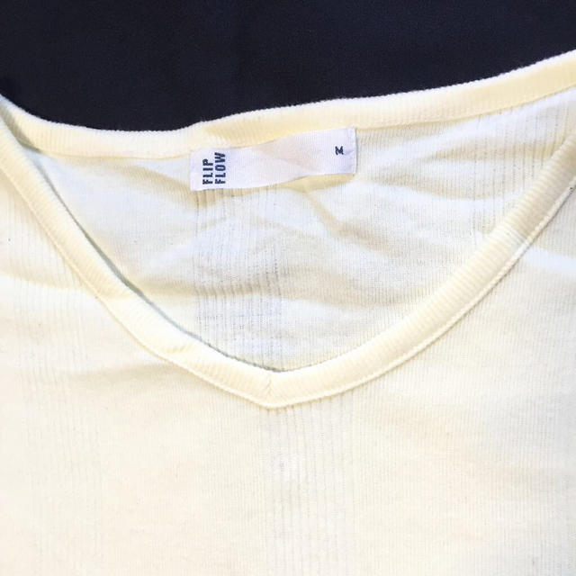無地VネックＴシャツ【M】 メンズのトップス(Tシャツ/カットソー(半袖/袖なし))の商品写真