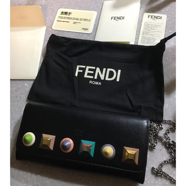 売上実績NO.1 - FENDI フェンディ 長財布 マルチカラースタッズ 長財布