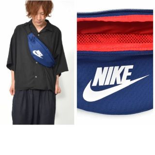 ナイキ(NIKE)のNIKE ナイキ ヒップバッグ ヘリテージ ブルー(ウエストポーチ)