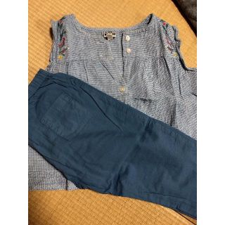 ボンポワン(Bonpoint)のBONTON コットンセットアップ 24M(ワンピース)