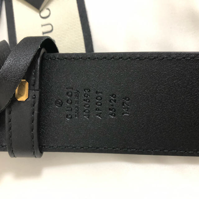 Gucci(グッチ)の【りな様専用】ベルト幅4cm グッチ GG レザーベルト バックル付き レディースのファッション小物(ベルト)の商品写真