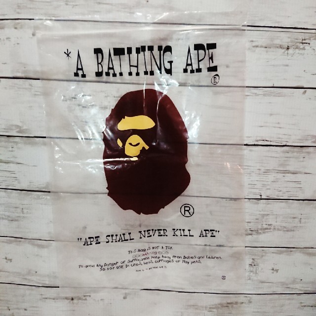 A BATHING APE(アベイシングエイプ)のエイプ袋2枚+タグ その他のその他(その他)の商品写真