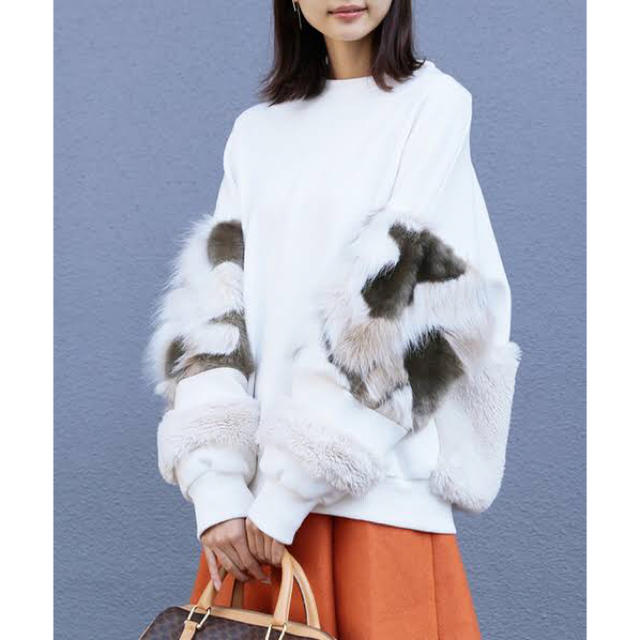 AMERI FUR PATCHWORK SWEAT