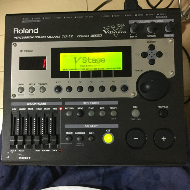 電子ドラム モジュール TD-12 ver.1.11 Roland