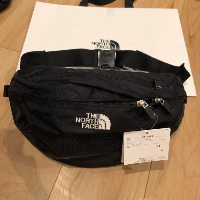 THE NORTH FACE - 完売品！ノースフェイス スウィープ sweep黒×白 新品 ウエストポーチ 4Lの通販 by コメント前に