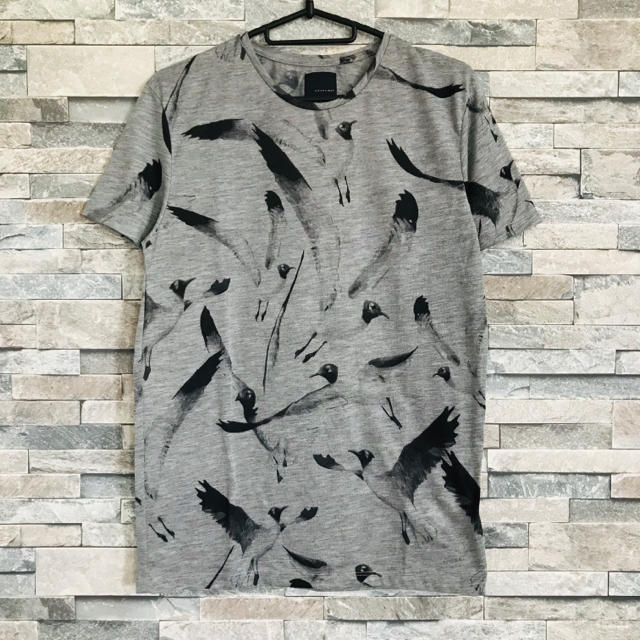 ZARA(ザラ)のZARA アーティスティック 鳥 バード Tシャツ メンズのトップス(Tシャツ/カットソー(半袖/袖なし))の商品写真