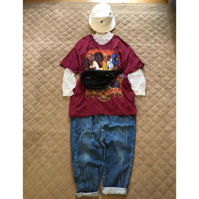 Disney(ディズニー)のディズニー★Tシャツ★vintage★古着★美品★キャラクター★ロゴ メンズのトップス(Tシャツ/カットソー(半袖/袖なし))の商品写真