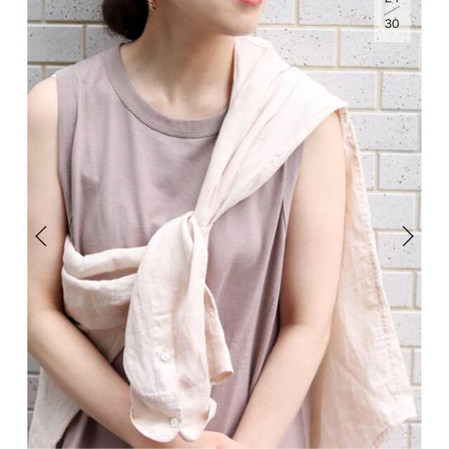 Plage(プラージュ)の新品タグ付き★Plage Sleeveless フレアワンピース ベージュA レディースのワンピース(ロングワンピース/マキシワンピース)の商品写真