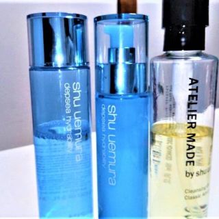 シュウウエムラ(shu uemura)の3セット　shuuemura　シュウウエムラ　化粧水・乳液・クレンジングオイル(化粧水/ローション)