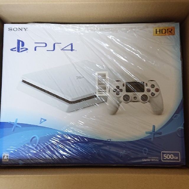 新品未開封 PS4グシイシャーホワイト500Gゲームソフト/ゲーム機本体