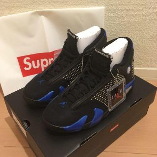 シュプリーム(Supreme)のSupreme Nike Air Jordan 14 黒 ジョーダン AJ14(スニーカー)