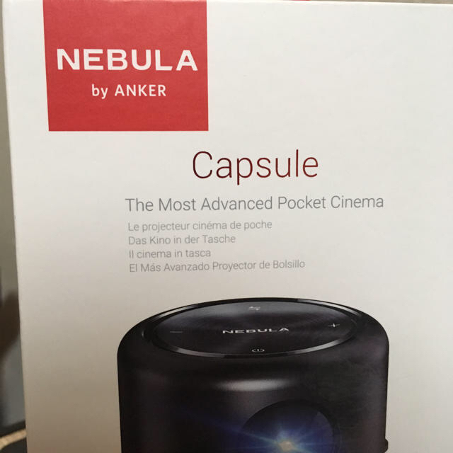 新品】Anker NEBULA Capsule モバイルプロジェクター