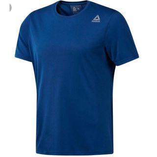 リーボック(Reebok)のリーボック 半袖 Tシャツ 青 ブルー メッシュ ポリエステル トレーニング(Tシャツ/カットソー(半袖/袖なし))