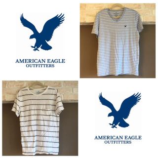 アメリカンイーグル(American Eagle)のAEO 今季ボーダーTシャツset(Tシャツ/カットソー(半袖/袖なし))