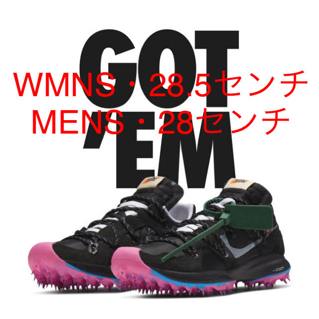 メンズOff-White x NIKE Air Zoom Terra Kiger 5