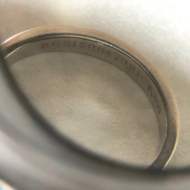 PT900 サファイア トルマリン ダイヤモンド ハーフエタニティリング レディースのアクセサリー(リング(指輪))の商品写真