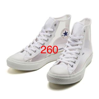 コンバース(CONVERSE)のALL STAR LIGHT CLEARMATERIAL HI 白(スニーカー)