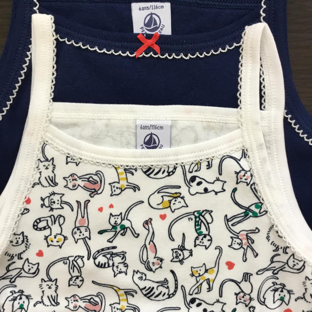 PETIT BATEAU(プチバトー)の【ロータス様専用】6ans  キッズ/ベビー/マタニティのキッズ服女の子用(90cm~)(下着)の商品写真