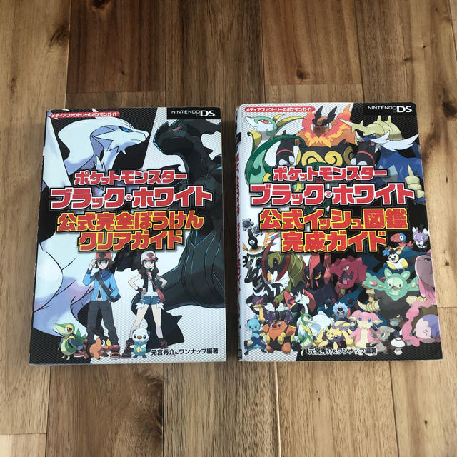 ニンテンドーDS(ニンテンドーDS)のDS ポケモンモンスターホワイト&ブラック・完全ぼうけんクリアガイド・完成ガイド エンタメ/ホビーのゲームソフト/ゲーム機本体(携帯用ゲームソフト)の商品写真