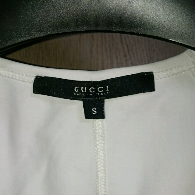 Gucci(グッチ)の新品未使用GUCCIストレッチTシャツ レディースのトップス(Tシャツ(半袖/袖なし))の商品写真