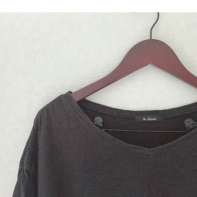 w closet(ダブルクローゼット)のw closet　Tシャツ レディースのトップス(Tシャツ(半袖/袖なし))の商品写真