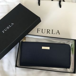 フルラ(Furla)の新品未使用 フルラ FURLA 財布 長財布 L字ファスナー ネイビー(財布)