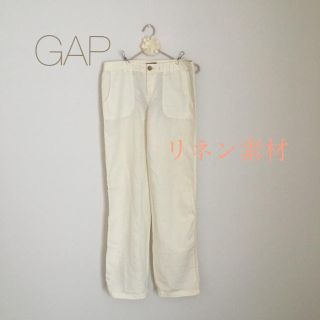 ギャップ(GAP)のgap リネン 麻 パンツ(カジュアルパンツ)