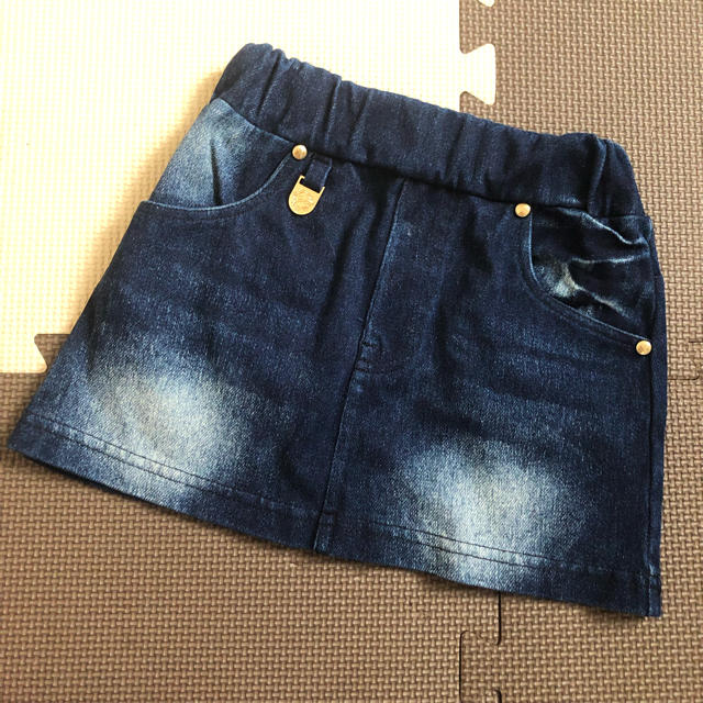 Rady(レディー)のちびRady デニムスカート 100 キッズ/ベビー/マタニティのキッズ服女の子用(90cm~)(スカート)の商品写真