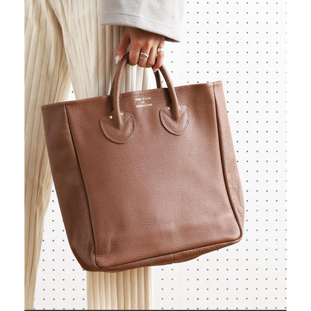 YOUNG & OLSEN EMBOSSED LEATHER TOTE M