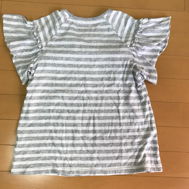 GU(ジーユー)のguボーダーTシャツ 150 キッズ/ベビー/マタニティのキッズ服男の子用(90cm~)(Tシャツ/カットソー)の商品写真