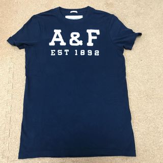 アバクロンビーアンドフィッチ(Abercrombie&Fitch)のAbercrombie&Fitch   Tシャツ  紺色 Sサイズ ユニセックス(Tシャツ(半袖/袖なし))