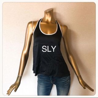 スライ(SLY)の☘T1089☘新品 SLY バイカラー タンクトップ F(タンクトップ)