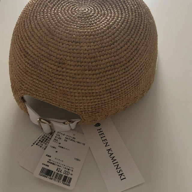 HELEN KAMINSKI(ヘレンカミンスキー)のHELEN KAMINSKI VIVIAN 白 麦わら帽子 キャップ レディースの帽子(麦わら帽子/ストローハット)の商品写真