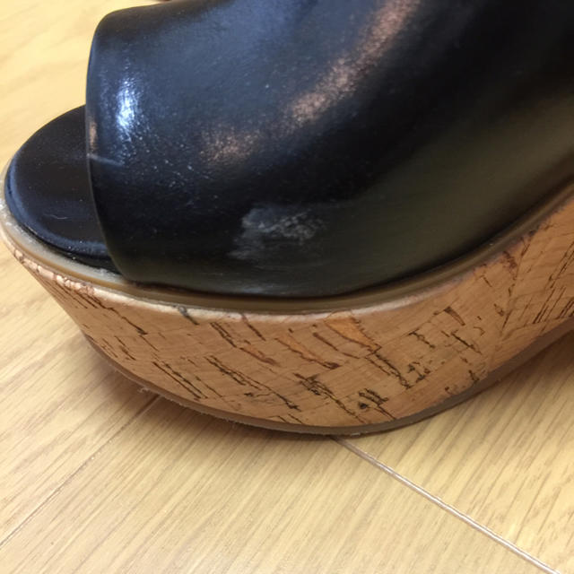 SNIDEL(スナイデル)のsnidel コルクボードサボ サンダル S 黒 レディースの靴/シューズ(サンダル)の商品写真