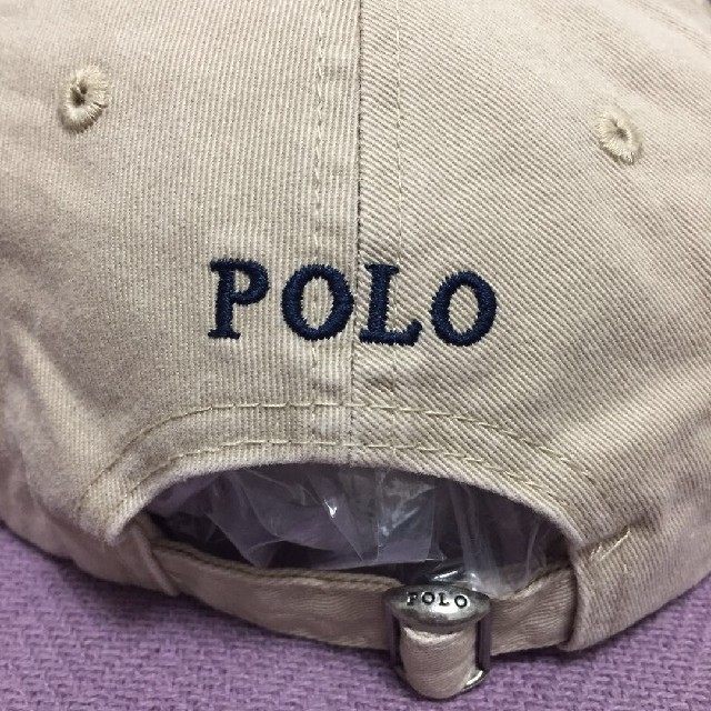 POLO RALPH LAUREN(ポロラルフローレン)の新品男女兼用ラルフローレンキャップベージュ メンズの帽子(キャップ)の商品写真