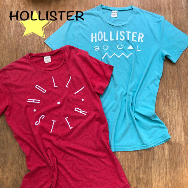 Hollister(ホリスター)のHOLLISTER🌟Ｔシャツ2枚組／メンズＳ&M キッズ/ベビー/マタニティのキッズ服男の子用(90cm~)(Tシャツ/カットソー)の商品写真