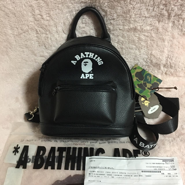 A BATHING APE(アベイシングエイプ)のA BATHING APE COLLEGE DAY PACK レディースのバッグ(リュック/バックパック)の商品写真