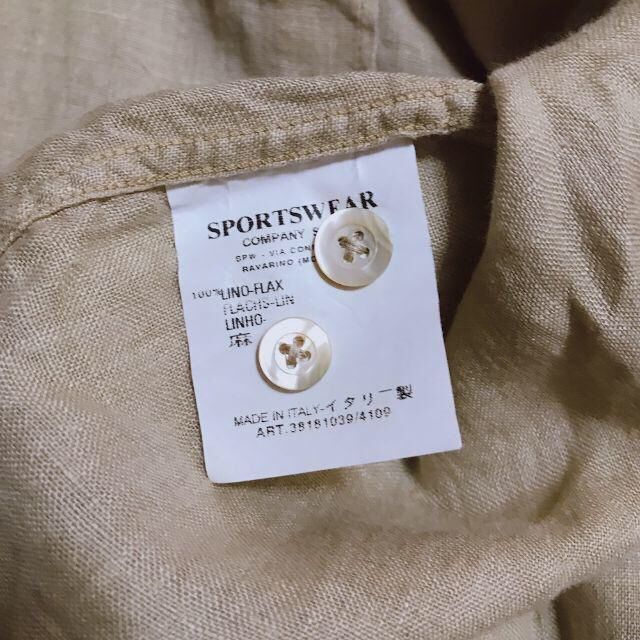 STONE ISLAND - C.P.COMPANY イタリア製リネン半袖シャツ 4の通販 by ...