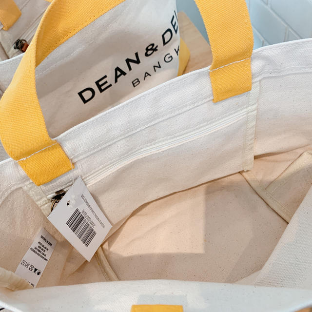 DEAN & DELUCA(ディーンアンドデルーカ)のDean&Deluca バンコク スモールサイズ トートバッグ イエロー 新作 レディースのバッグ(トートバッグ)の商品写真