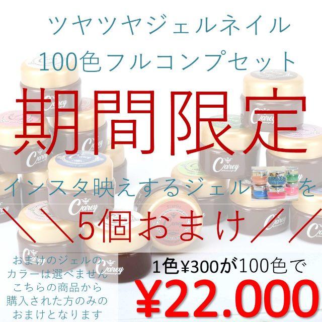 【ツヤツヤジェルネイル100色セット】おまけ付 ジェルネイル カラージェル